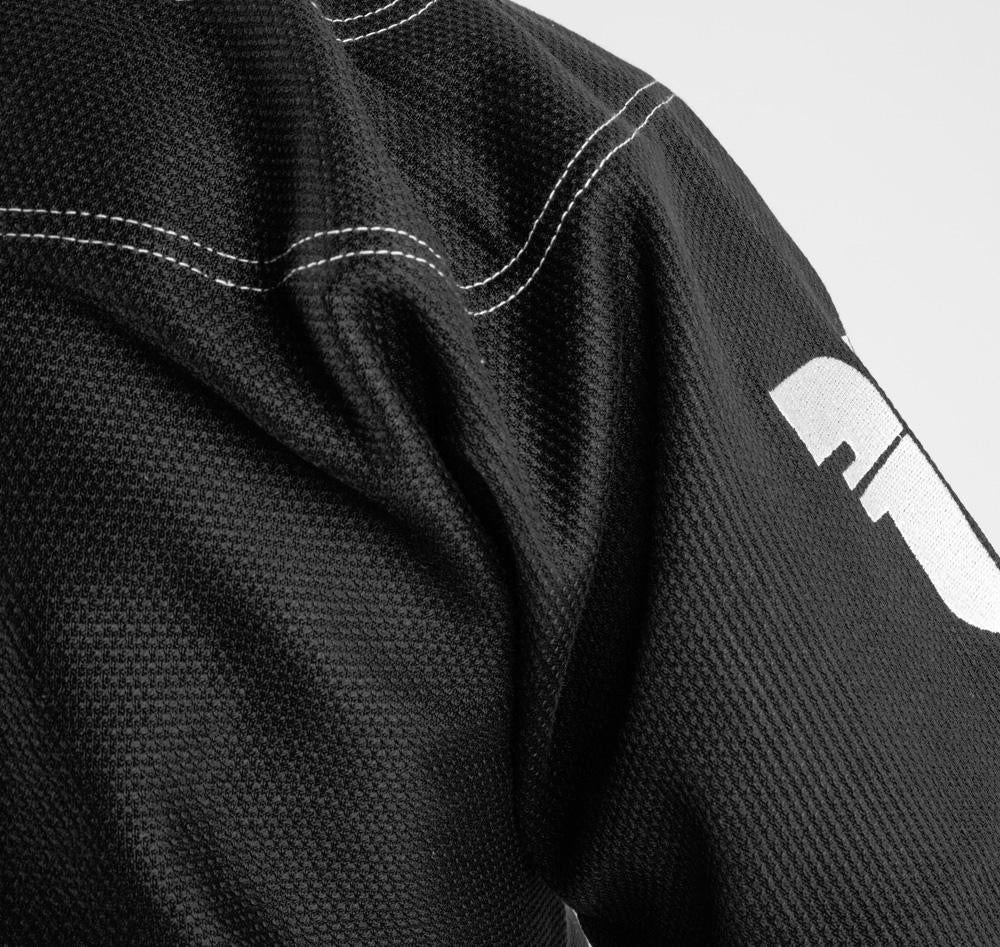 Fighter BJJ Kimono Rice Straw - black - MARCATCMBT