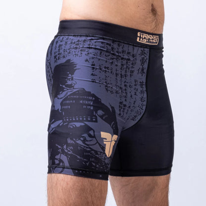 Fighter MMA Compression Shorts Samurai - black/gold - MARCATCMBT