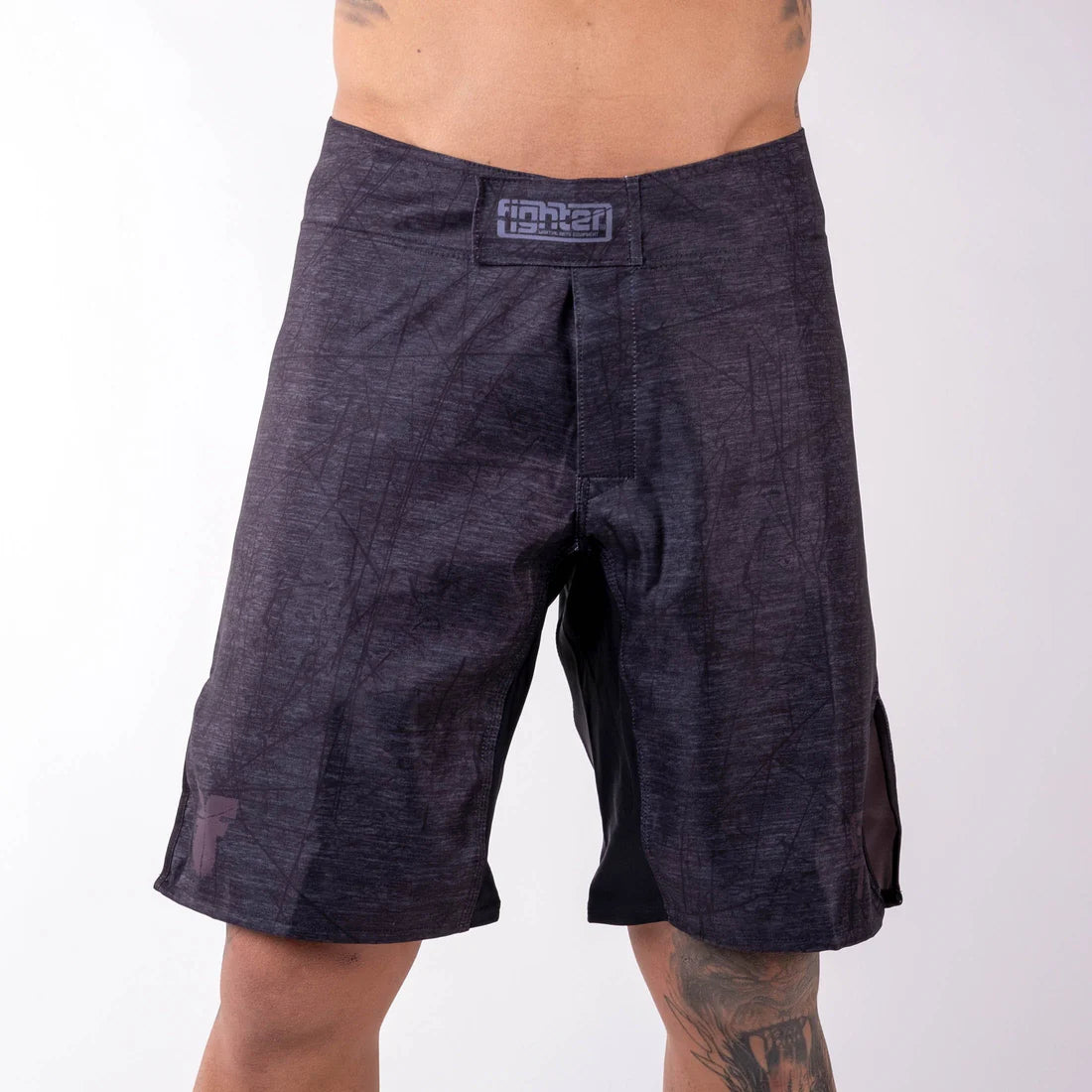 Fighter MMA Shorts - Life is a Fight - grey - MARCATCMBT