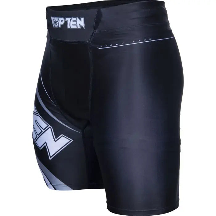 Top Ten MMA compression shorts "Fight Team" - black - MARCATCMBT