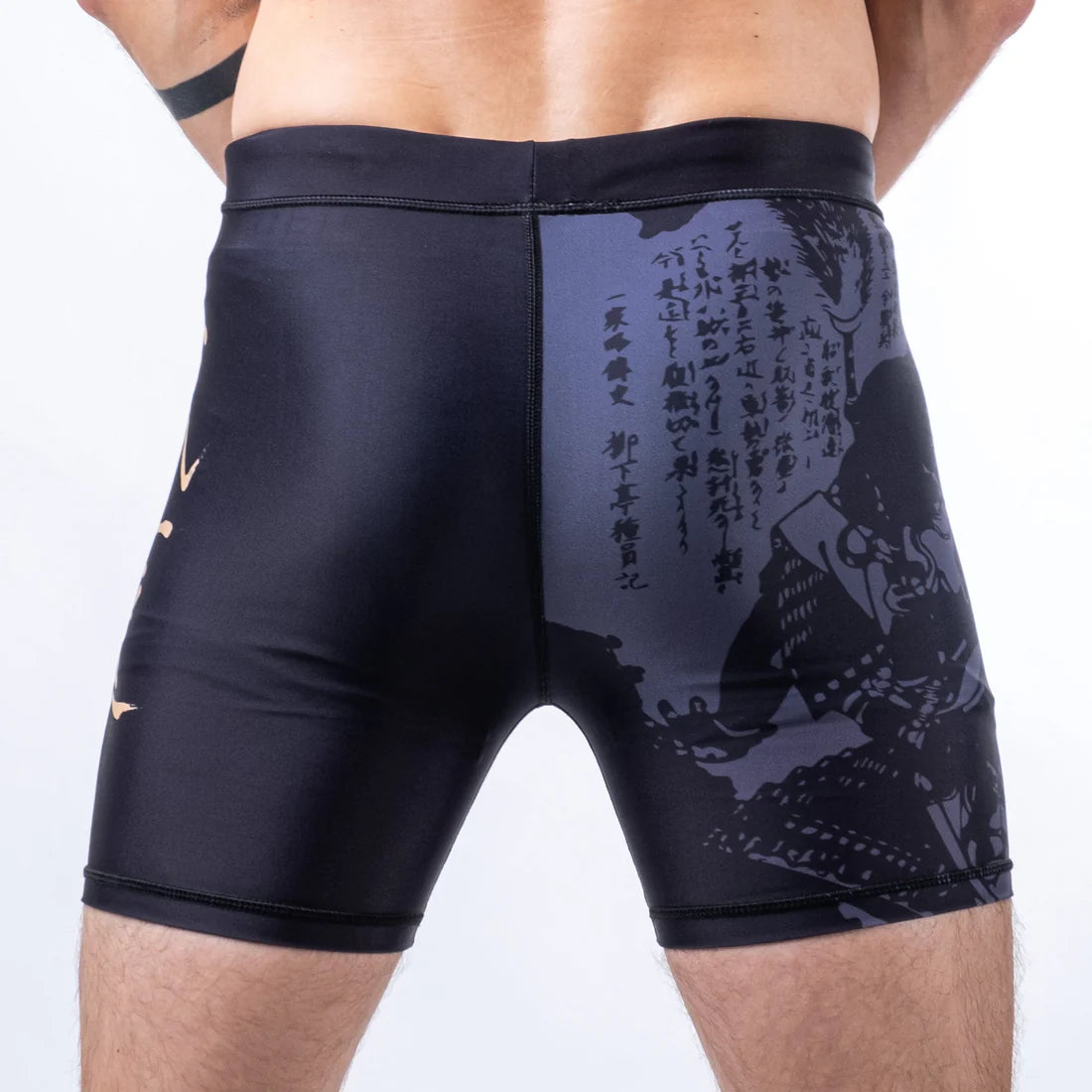 Fighter MMA Compression Shorts Samurai - black/gold - MARCATCMBT