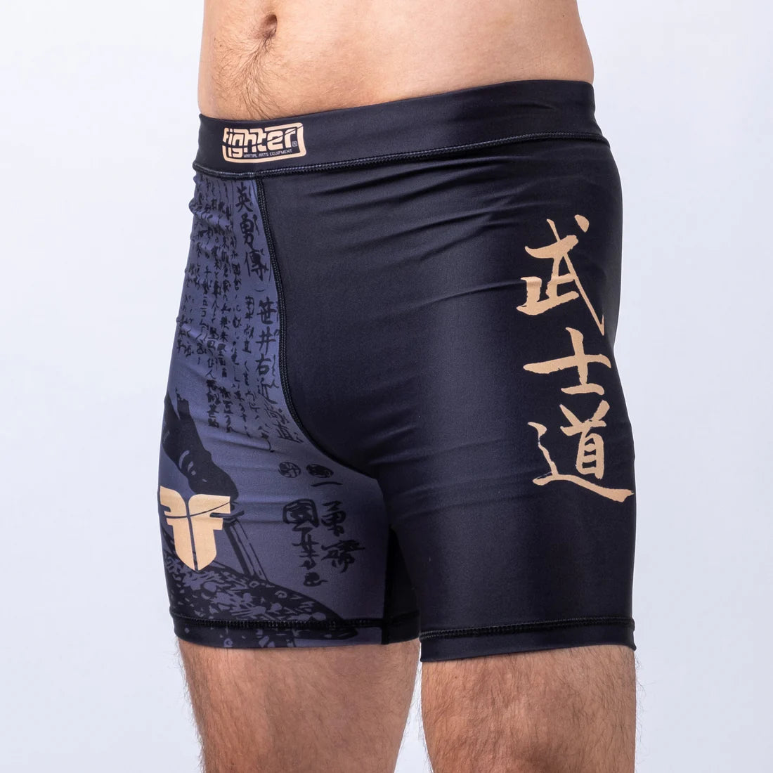 Fighter MMA Compression Shorts Samurai - black/gold - MARCATCMBT