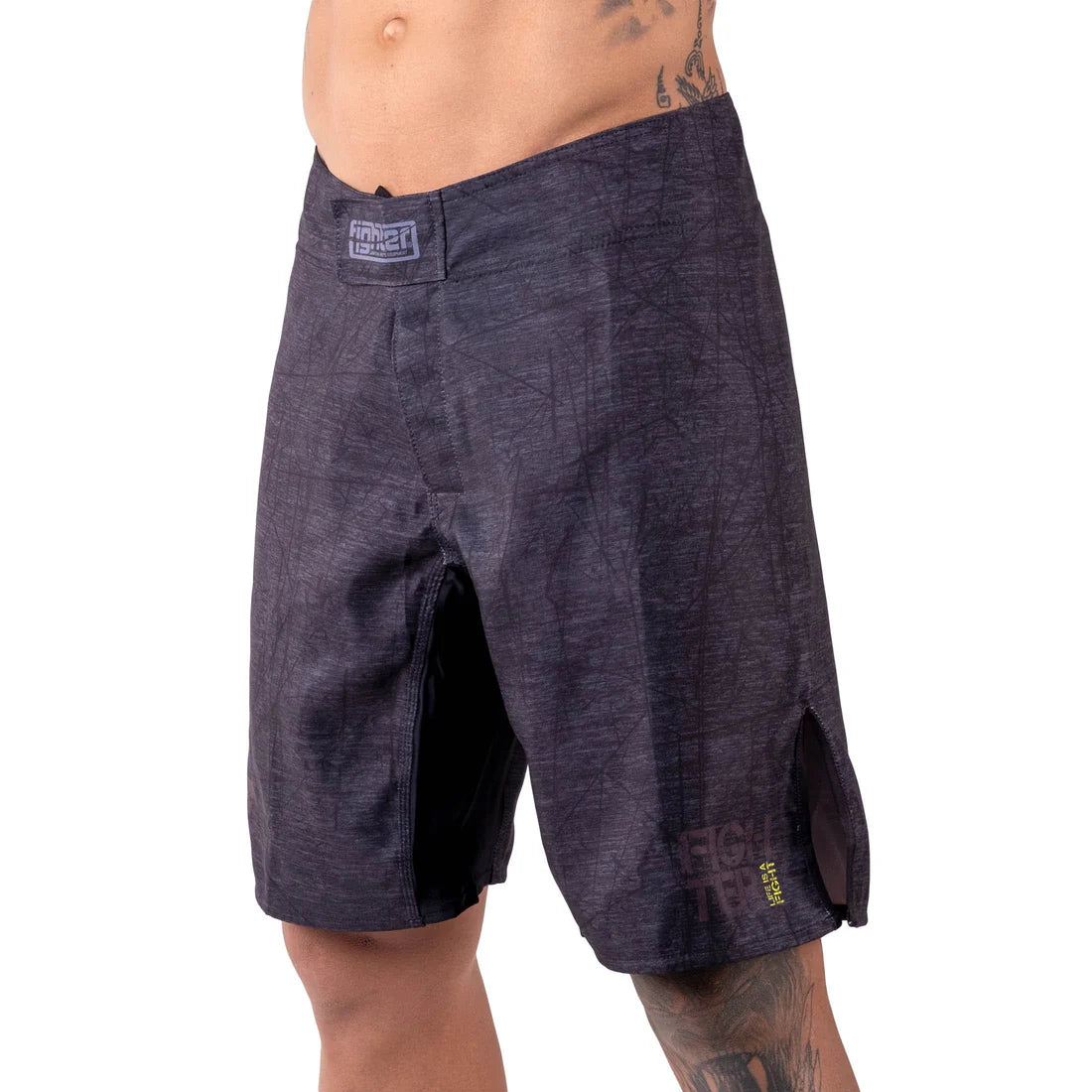 Fighter MMA Shorts - Life is a Fight - grey - MARCATCMBT