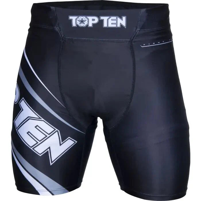 Top Ten MMA compression shorts "Fight Team" - black - MARCATCMBT
