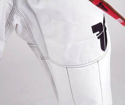 Fighter BJJ Gi Rice Straw - white - MARCATCMBT
