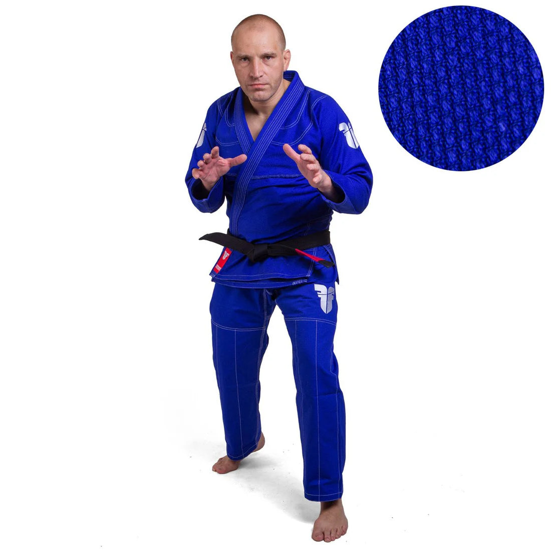 Fighter BJJ Kimono/Gi Rice Straw - blue - MARCATCMBT