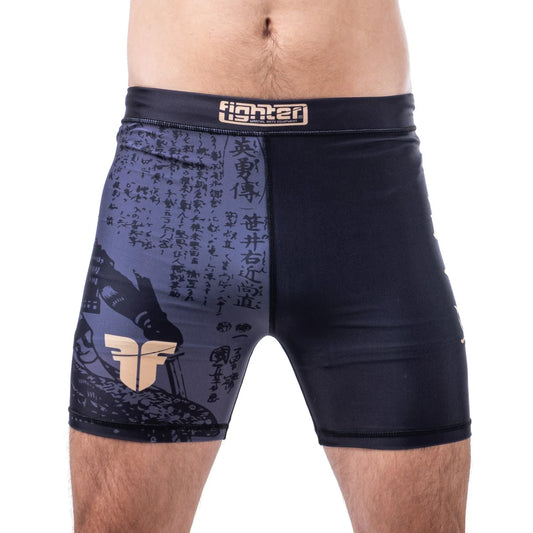 Fighter MMA Compression Shorts Samurai - black/gold - MARCATCMBT