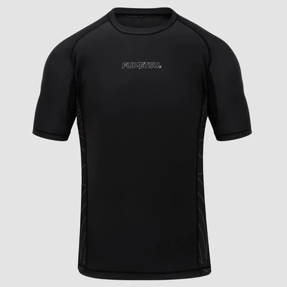 Fumetsu Icon Short Sleeve Rash Guard Black - Marcat Combat