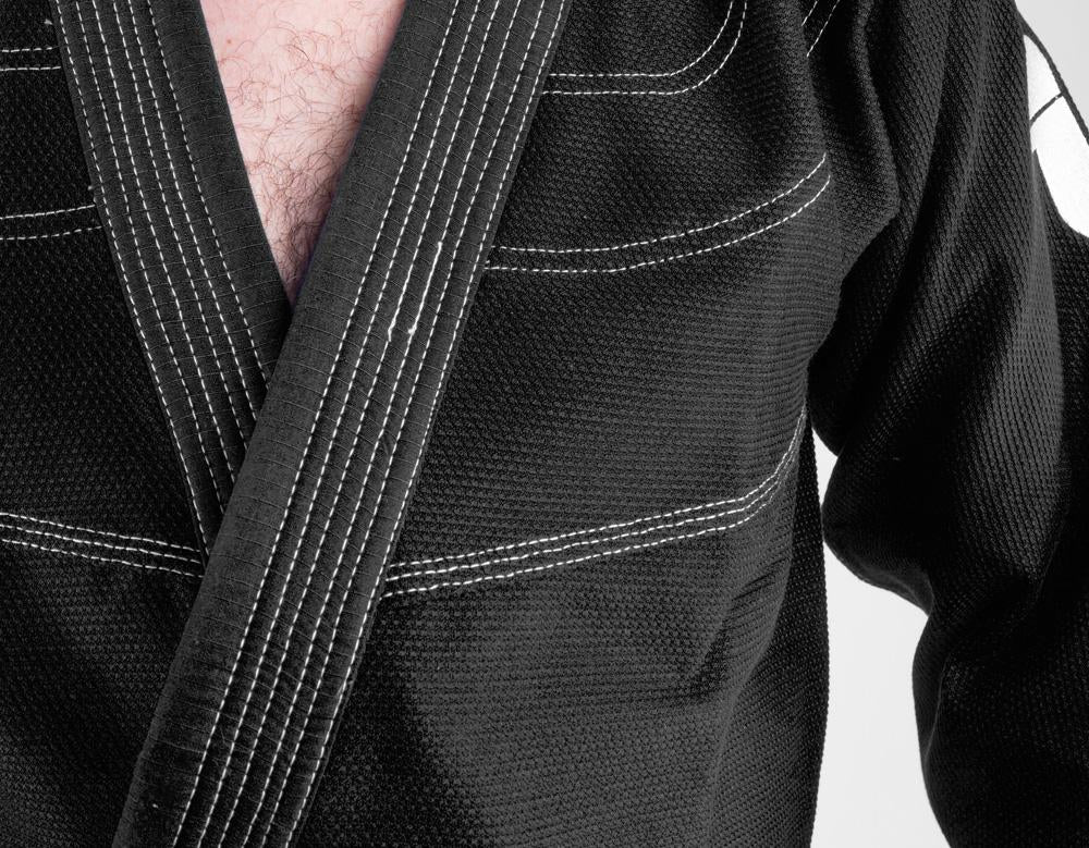 Fighter BJJ Kimono Rice Straw - black - MARCATCMBT