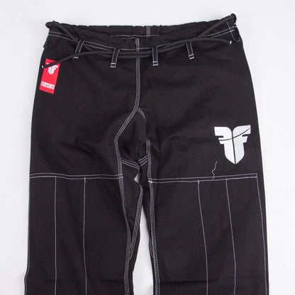 Fighter BJJ Kimono Rice Straw - black - MARCATCMBT