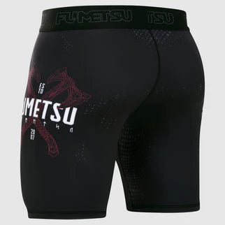 Fumetsu Berserker Vale Tudo shorts Black/Red - Marcat Combat