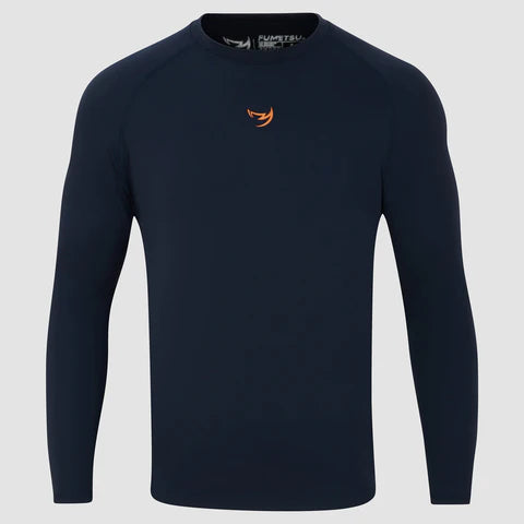 Fumetsu Origins Long Sleeve Rash Guard Navy - Marcat Combat