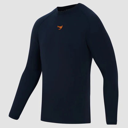 Fumetsu Origins Long Sleeve Rash Guard Navy - Marcat Combat