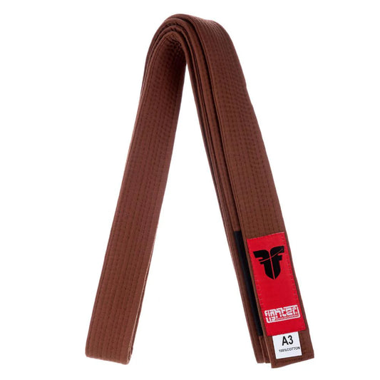 Fighter Belt BJJ - brun, FBB-04 - Marcat Combat