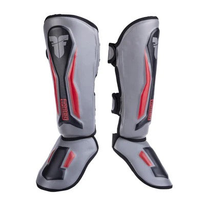 FIGHTER LEGG/VRISTBESKYTTER Thai Ergo - grey/red - Marcat Combat